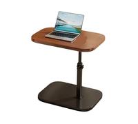 XYRTHSKO Compatibile con tavolo pieghevole bordo for divano, altezza regolabile, scrivania mobile contenitore(Coffee)