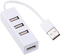 Xystec multipresa USB: Supercompatto Hub USB 2.0, 4 porte, fino a 480 Mbit/s (mini hub, micro con funzione di ricarica, porta)