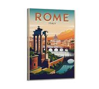 XYSXYCP Album fotografico da parete, poster di viaggio Roma antica moderna per la famiglia, decorazione per soggiorno, 20 x 30 cm