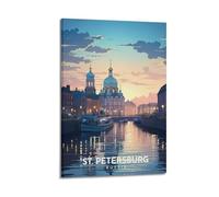 XYSXYCP Stampa artistica da parete con immagine di viaggio Serene San Pietroburgo moderna per soggiorno decorazione 30 x 45 cm