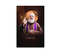 XYSXYCP Stampa artistica da parete su tela, poster cristiano, maestoso, religioso, con gesto, rosario, moderno, decorazione per soggiorno e camera da letto, 40 x 60 cm
