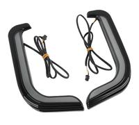 XYSZQJZYP Faro Posteriore Stop Running Luce Di Marcia A LED Per Moto, Griglie Inferiori Per Carenatura, Indicatori Direzione Per Touring Street, Per Electra Per Glide Road 1996-2013