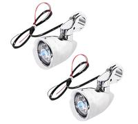 XYSZQJZYP Motorbike indicatore Kit Luci Ausiliarie Universali PER Moto Da 1/4 32 Mm, Protezioni Motore PER Sportster PER Touring PER Street Glide PER Road King 883 1200