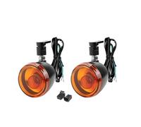 XYSZQJZYP Motorbike indicatore Lampadina DRL PER Moto A 3 Fili, Luce Di Marcia Diurna, Indicatori Di Direzione Anteriori In Metallo PER Dyna PER Softail PER Sportster 883 1200