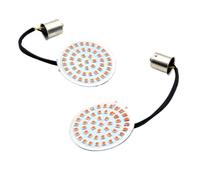 XYSZQJZYP Motorbike indicatore Luce Di Direzione Anteriore E Posteriore PER Moto 1156 1157 Con Lente PER Road King PER Ultra Glide PER Road Glide
