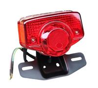 XYSZQJZYP Motorbike indicatore Luce Posteriore PER Moto In Plastica ABS Con Lente Rossa, Luce Di Stop, Accessori Modificati Luci Dei Freni PER JH70