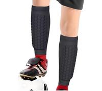 XYTAHDM 1 Paia Parastinchi Calcio Calzini Maniche,Parastinchi Calcio,with Long Honeycomb Padding Anti-Slip Protection to Prevent Collision Football Basketball Volleyball(S)