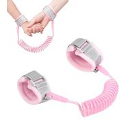 XYTAHDM Bracciale Sicurezza Bambino, 2.5M Braccialetto Bambini Antismarrimento,Portatile Che Cammina Anti-Perso Mano Cintura, per Viaggio Shopping Exploring Helper (Rosa)
