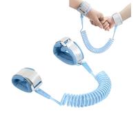 XYTAHDM Bracciale Sicurezza Bambino, 2.5M Braccialetto Bambini Antismarrimento,Portatile Che Cammina Anti-Perso Mano Cintura, per Viaggio Shopping Exploring Helper (Blu)