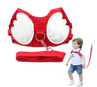 XYTAHDM Zaino per Bambini Antismarrimento, Guinzaglio per Bambini, Imbracatura di Sicurezza Bambini,Pettorina Bambini 1,2M, per Bambino e Bambino Imparare A Camminare(Rosso)