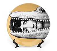 XYTDM Lina Cavalieri Piatto decorativo da parete, misteriosa decorazione da parete, con staffa e gancio speciale a molla, 20,3 cm, I24