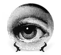 XYTDM Lina Cavalieri Piatto decorativo da parete, misteriosa decorazione da parete, con staffa e gancio speciale a molla, 15,2 cm, A1