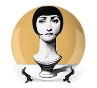 XYTDM Lina Cavalieri - Piatto decorativo da parete, misteriosa decorazione da parete, con staffa e speciale gancio a molla, 25,4 cm, I17