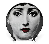 XYTDM Lina Cavalieri Piatto decorativo da parete, misterioso piatto decorativo da parete, con staffa e speciale gancio a molla, 25,4 cm, A10