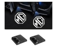 XYTUAT 2 Pezzi Auto Luci Benvenute, Per MG MG3 Full Hybrid 2024 2025 Llluminazione Portiera Auto Logo Luci LED di Avviso Porta Aperta,A