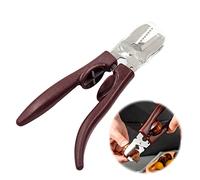 xyuayamz Schiaccianoci Acciaio Inox Castagno Clip - 1 Pezzo Forbici per Castagne di Apertura a Croce 2 in 1 Sgusciatore Multifunzionali Utensili da Cucina Nocciole Noci Pecan Mandorle (Marrone)