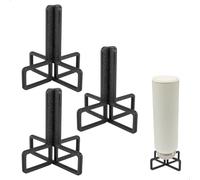 xyuayamz Scolabottiglie, Scola Borracce, Design Scavato Porta Biberon, Universale Scolabiberon, Scola Borracce da Lavandino per Bottiglie con Diametro del Collo Superiore a 2,5 cm, 3 Pezzi, Nero