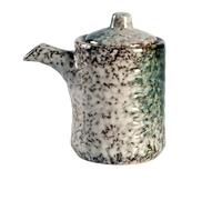 XYUERU Bottiglia di Olio d'oliva, aceto e Salsa di soia in Ceramica in Stile Giapponese, Contenitore for condimenti in Ceramica Giapponese, Dispenser for Salsa di soia con Coperchio.