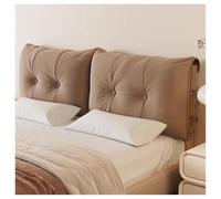 XYUERU Copri testiera ispessito, elasticizzato for cuscino da lettura, protezione antipolvere for schienale del letto,(Brown,90x60x12cm)