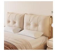 XYUERU Copri testiera ispessito, elasticizzato for cuscino da lettura, protezione antipolvere for schienale del letto,(Beige,90x60x12cm)