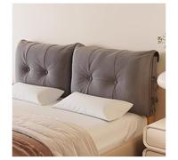 XYUERU Copri testiera ispessito, elasticizzato for cuscino da lettura, protezione antipolvere for schienale del letto,(Gray,90x60x12cm)