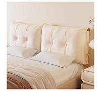 XYUERU Copri testiera ispessito, elasticizzato for cuscino da lettura, protezione antipolvere for schienale del letto,(White,150x60x12cm)