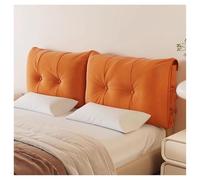 XYUERU Copri testiera ispessito, elasticizzato for cuscino da lettura, protezione antipolvere for schienale del letto,(Orange,150x60x12cm)