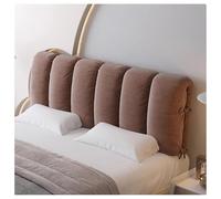 XYUERU Cuscino a cuneo for testiera, cuscino rettangolare for lettura, supporto da parete for schienale del letto, for divano letto, letto a castello, divano letto(Brown,120x60x5cm)