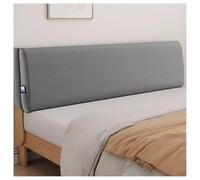 XYUERU Cuscino for testiera in pelle, cuscino for schienale, cuscino da parete, cuscino a cuneo imbottito, fodera lavabile for testiera del letto, fodera protettiva antipolvere(Gray,180x60x10cm)