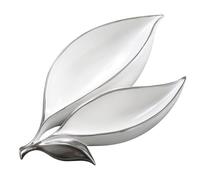 XYUERU Fruttiera, piatto da frutta a doppia, piatto da portata for la frutta, for la casa, tavolino da caffè creativo for la casa, porta caramelle, ciotola decorativa, ciotole verticali in vetro