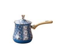 XYUERU Moka in acciaio inox, caffettiera turca, scaldalatte con beccuccio e coperchio, scaldaburro, facile da pulire, for casa, bar, ristorante, campeggio(550ml)