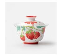 XYUERU Tazza da tè Gaiwan, teiera in Ceramica, Set da tè Kung Fu Fatto a Mano, Servizio da tè Tradizionale con Coperchio