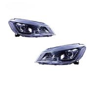 XYUOIS Faro Anteriore Auto Compatibile Con Per Jetta 2013 2014 2015 2016 Gruppo Ottico Anteriore DRL Luce Freno Anabbaglianti Indicatore Di Direzione Luce Di Guida