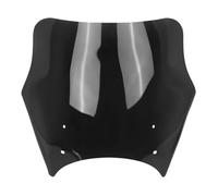 XYUOIS Moto Pare-brise Compatibile con per Eliminator 400 450 2023 2024 per Eliminator 500 2024 Parabrezza Anteriore Regolabile per Moto Deflettore per Parabrezza(Black)