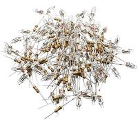 XYWHPGV 100Pcs F4 4x10mm rossa brillante Lampadina al neon Indicatore lampada con resistenza da 100K(d8c83 1a76c 6016a 5fdf5 d7969 ddb0d