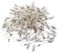 XYWHPGV 100Pcs F6 6x16mm Lampada spia a rossa brillante con al neon con resistenza da 100K(13dea f5732 7687b 79494 74a53 e1238