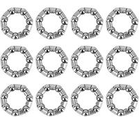 XYWHPGV 12 pezzi 20,5 mm x 7 gabbie per cuscinetti a sfera Cuscinetti a manovella Fermo per cuscinetto ruota per bicicletta(0ce16 faad6 d3fe5 89f7a a3df7 02fbe