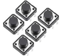 XYWHPGV 12x12x7mm Pannello Mini/Micro/Piccolo PCB Interruttore a pulsante tattile momentaneo tattile DIP 5PCS(34f67 2d17f 8ab90 25ecd aa9b2 55386