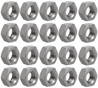 XYWHPGV 20 pezzi filettatura M12 dado esagonale sinistro metrico passo 1,25 mm in acciaio al carbonio(10b87 5541c 024c6 c7603 09a11 2e3d8