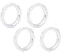 XYWHPGV 4 pezzi da 72,6 a 57,1 mm in lega di alluminio per mozzo auto anelli distanziali per foro ruota(60996 b4641 d0a5a 997bd 00a6b 99542