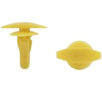 XYWHPGV 40 pezzi di plastica gialla rivetti clip di fissaggio per paraurti per auto 6 mm x 7 mm x 11,5 mm(27bf9 71f70 b7f53 9ae3a 58524 f4e61