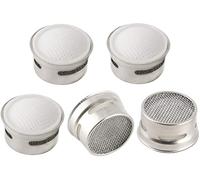 XYWHPGV 5 pz 19mm Rubinetti In Acciaio Inox Aeratore Inserto Rubinetto Parte di Ricambio Adattatore Filtro Acqua Rubinetto Limitatore di Flusso Accessorio(3d1b7 983b3 37993 0c0dd fa442 fbd93