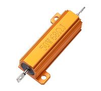 XYWHPGV 50W 68 Ohm 5% Resistenza alloggiamento in alluminio Rubinetto a vite Custodia in alluminio montata su telaio Resistore a filo Resistenze di carico Tono oro 1 pz(6b8d8 48611 96e7f fc75e d7c07 6