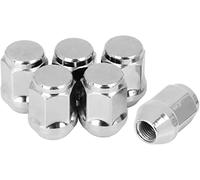 XYWHPGV 6 pezzi M12 x 1,25 35 mm cromato rigonfiamento ghianda esagonale dadi ruota sede cono per auto(636e0 80006 26972 fff38 0e168 2ba7e