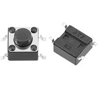 XYWHPGV 6x6x5mm Pannello Mini/Micro/Piccolo PCB SMD SMT Interruttore a pulsante tattile momentaneo tattile 55PCS(90ec9 3db49 97051 883c2 5386a 336c2