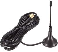 XYWHPGV Antenna GSM GPRS WCDMA 3dBi High Gain RG174 Cavo di prolunga da 1 metro RP-SMA Maschio 2G 3G 700-1800MHz Omni Direction con base magnetica(62a3c a04e4 0b9a2 47b06 0b947 a52a9