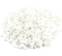 XYWHPGV Base a sella per montaggio su cavo in plastica 9 mm Larghezza massima fascette 200 pezzi Bianco(dbdc0 80320 33c3c 7ef13 8cbbb f404b