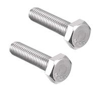 XYWHPGV Bullone a testa esagonale sinistro M8 M8-1,25 x 40 mm UNC A2-70 (304) Bulloni a vite maschio esagonale con filettatura inversa in acciaio inossidabile 2 pezzi(78281 b33f5 d578c 59969 0fcdc a76