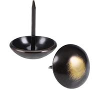 XYWHPGV Chiodi per tappezzeria, 16 mm, diametro della testa, 21 mm, lunghezza, antico, rotondo, con puntine per il pollice, per testate del divano, 50 pezzi(cd917 0a522 fd490 ea29a d8243 6473e