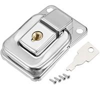 XYWHPGV Chiusura a scatto per valigia in metallo di piccole dimensioni 41 mm x 28 mm con chiavi e viti(0d029 a60b4 55500 20d27 64079 d4f60